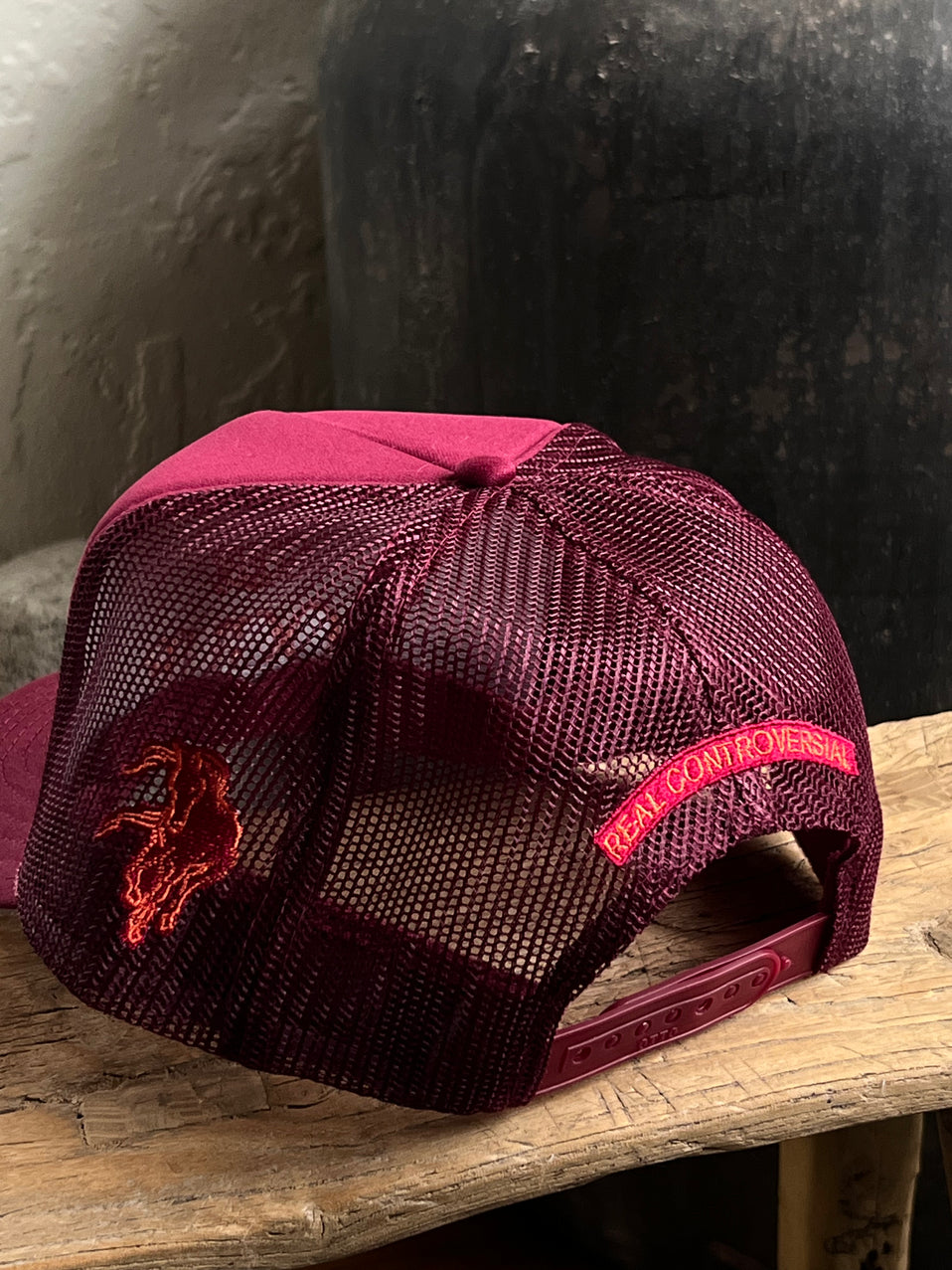 Hat in Maga Maroon