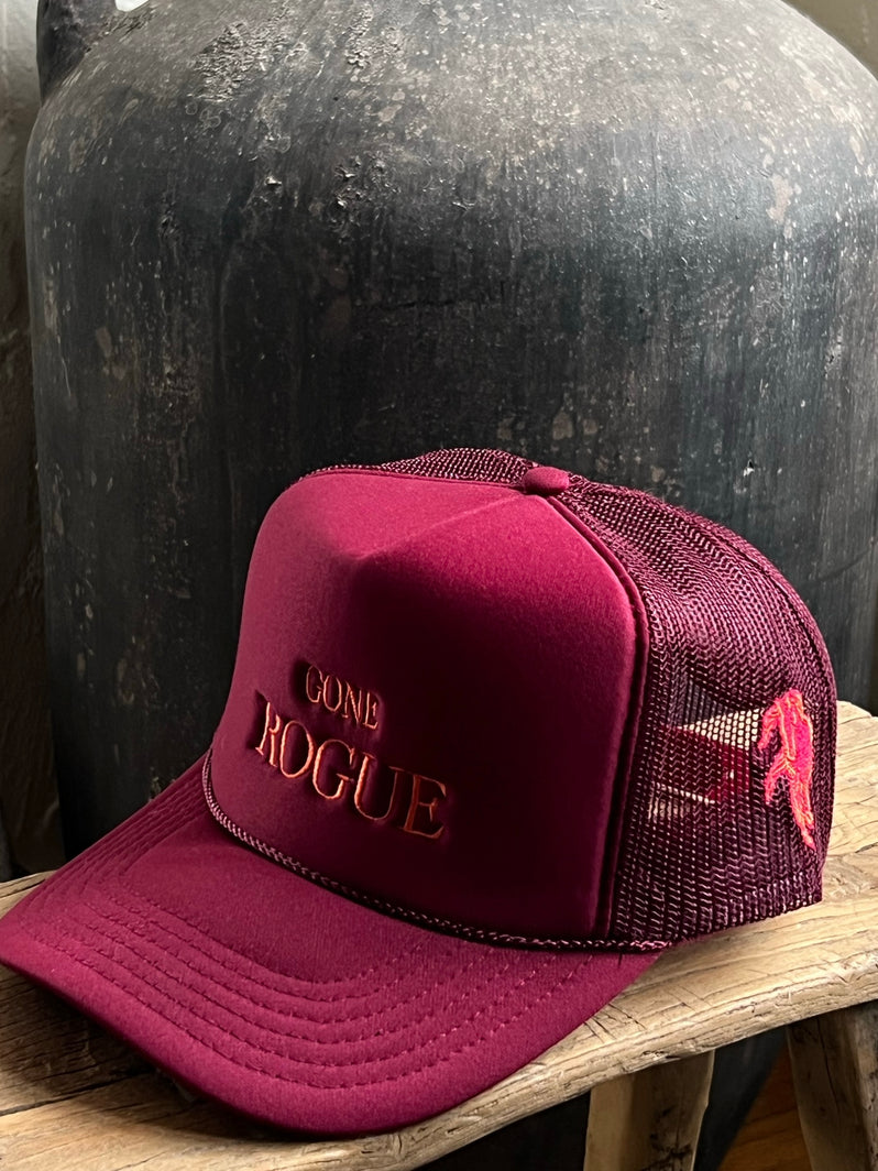 Hat in Maga Maroon