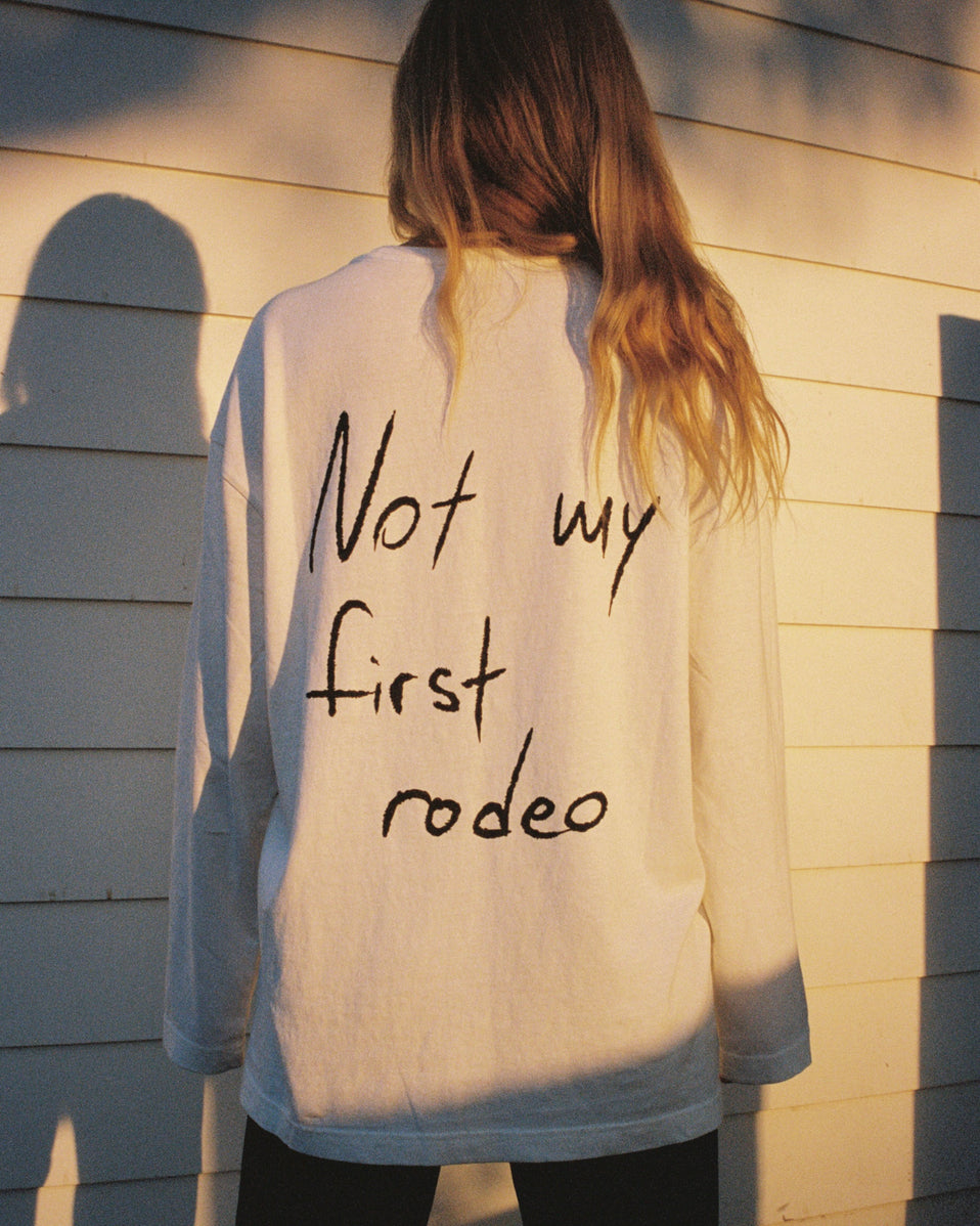 Long Sleeve in White Crème