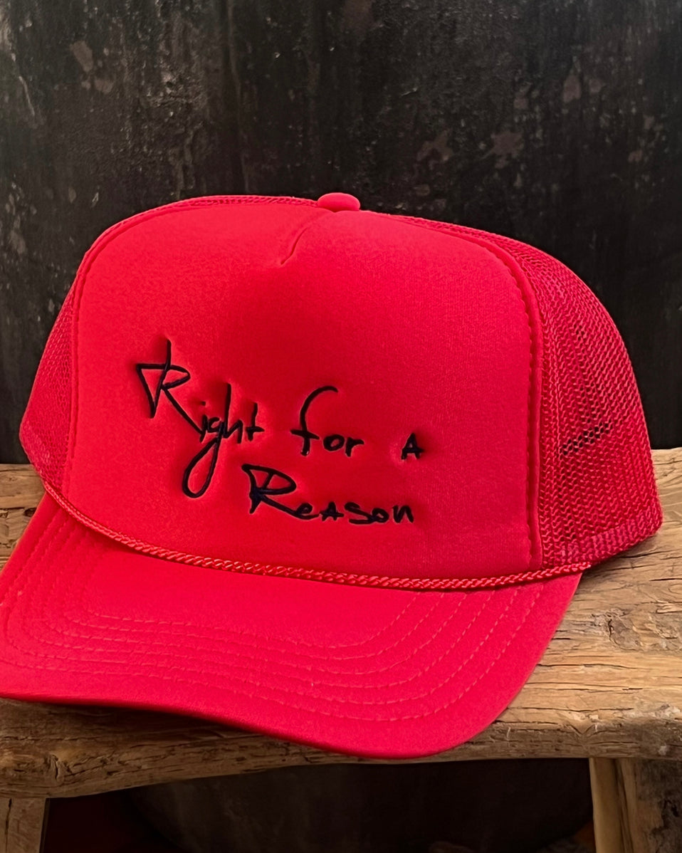 Hat In Red Pill Red