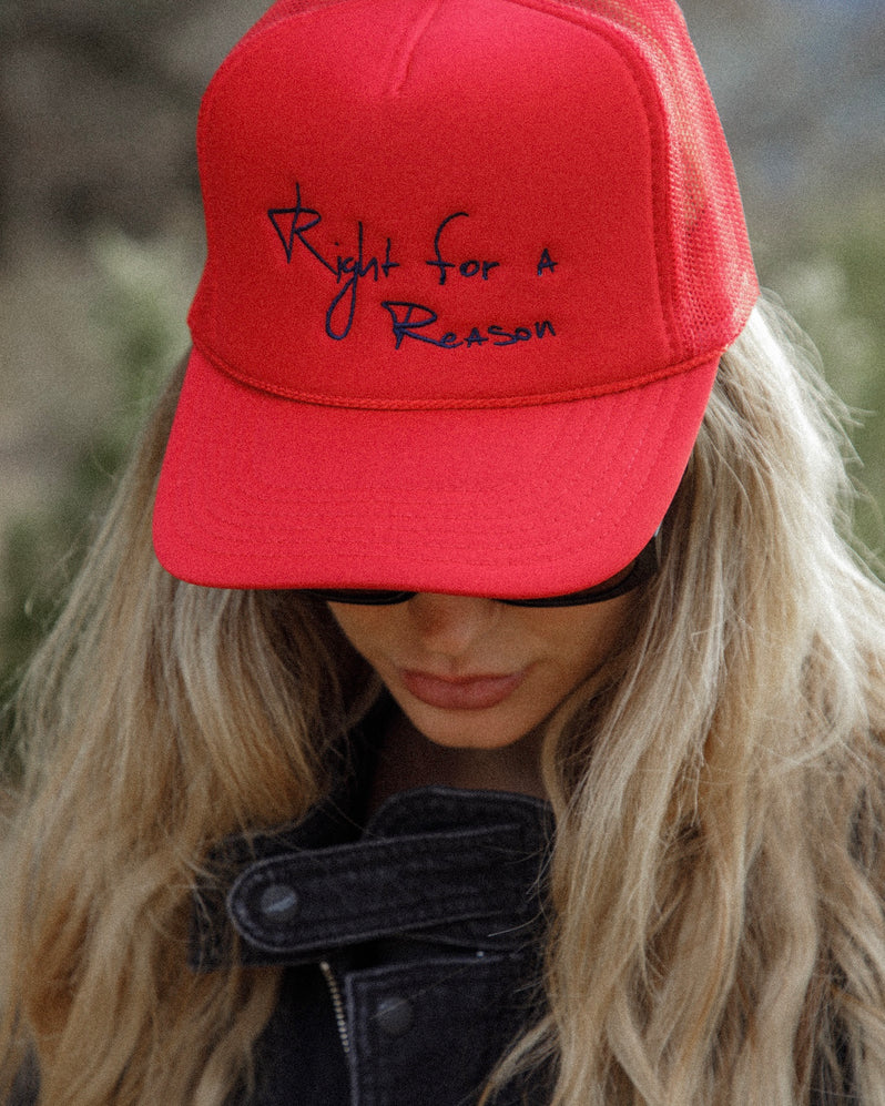 Hat In Red Pill Red