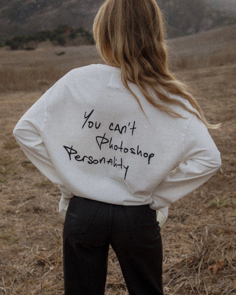 Long Sleeve in White Crème