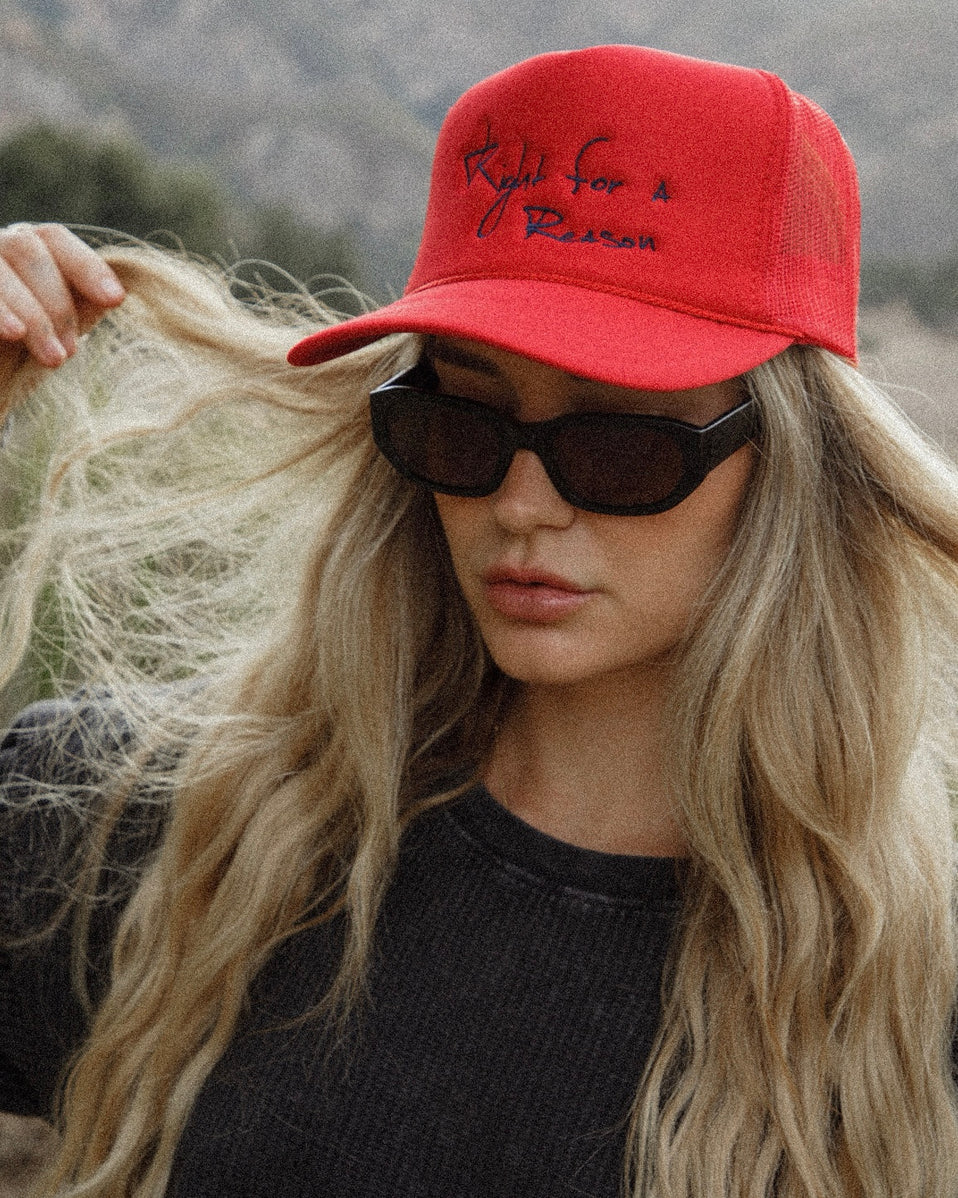 Hat In Red Pill Red